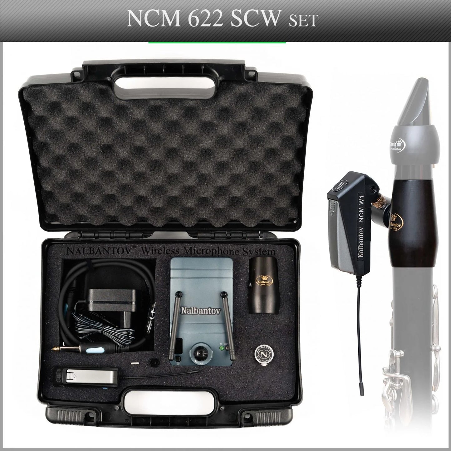 Clarinet Microphone Nalbantov NCM 622 Wireless set