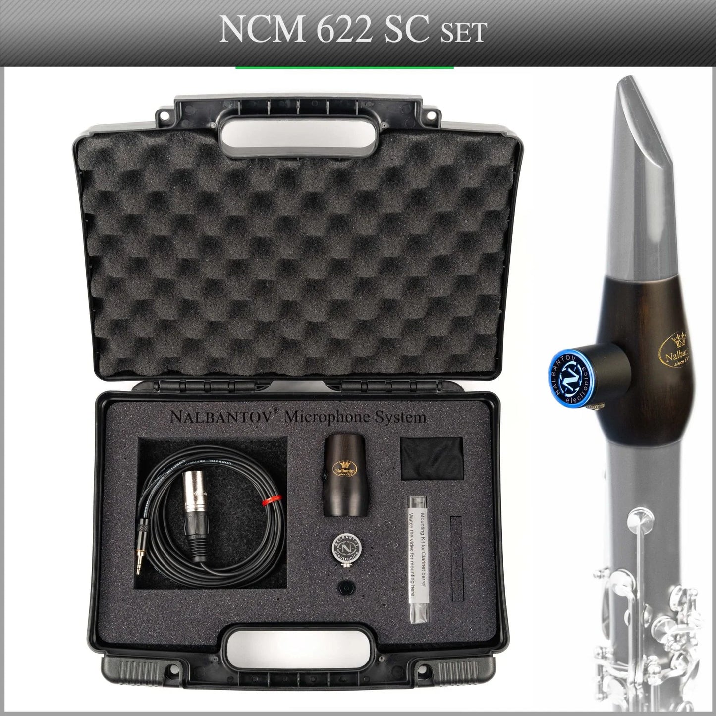 Clarinet Microphone Nalbantov NCM 622 SC set