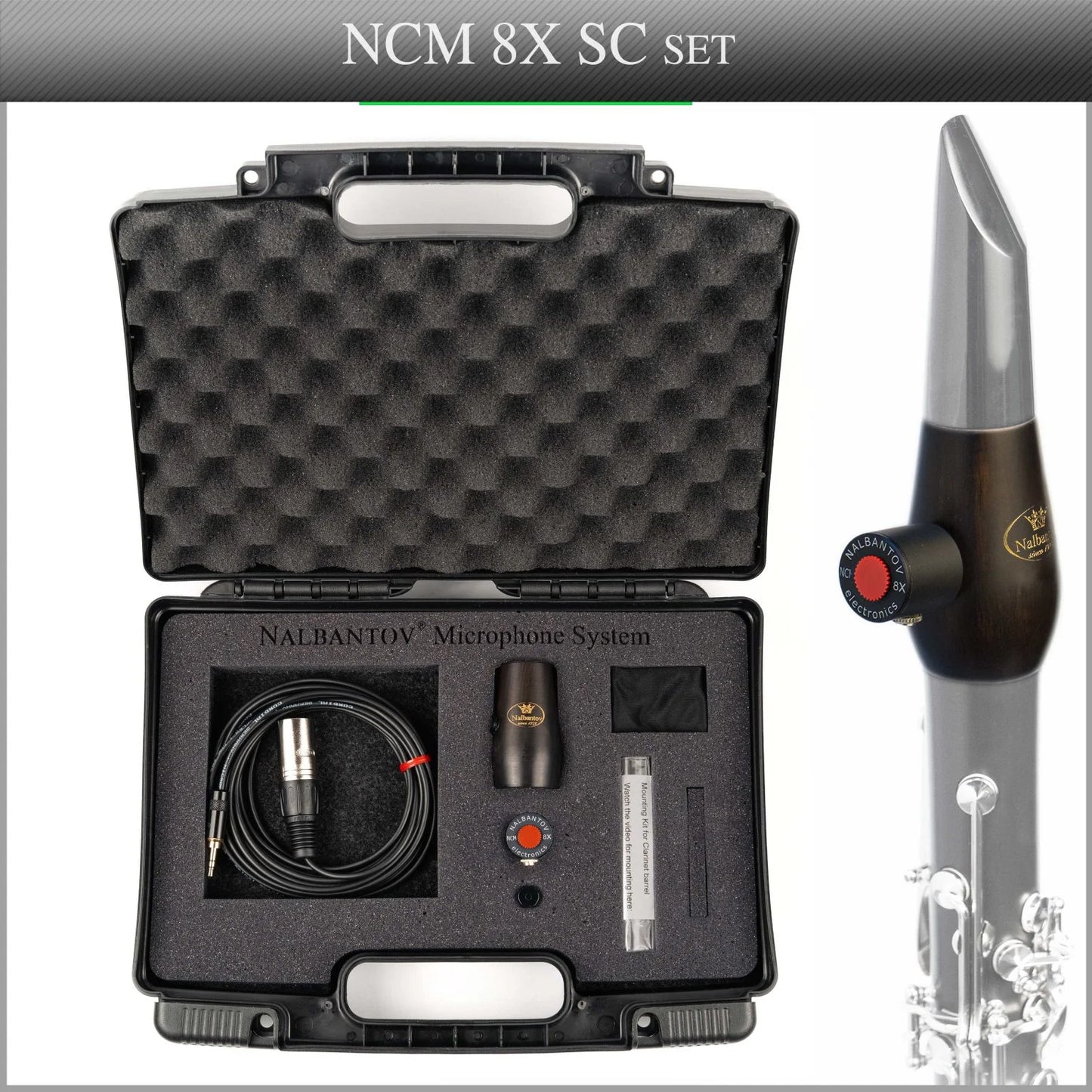Clarinet Microphone Nalbantov NCM 8X SC set