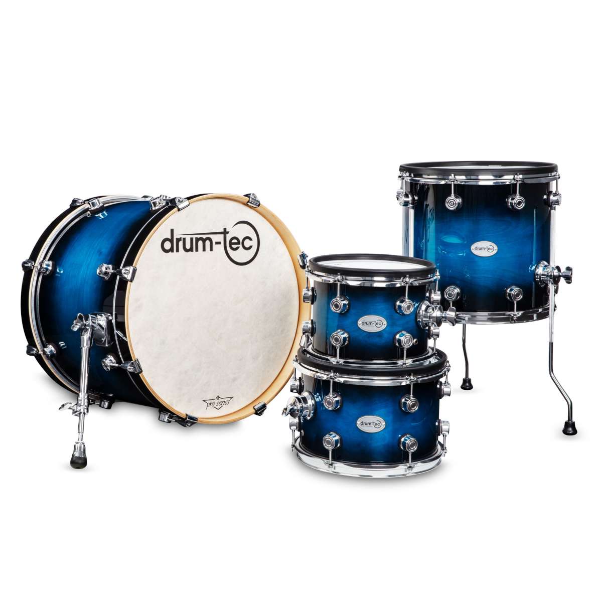 drum-tec pro 3 Shell Set Studio with 20" BD & 14" FT