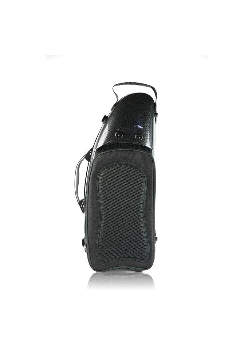 BAM HIGHTECH Alto Sax Case with Pocket - Black Carbon