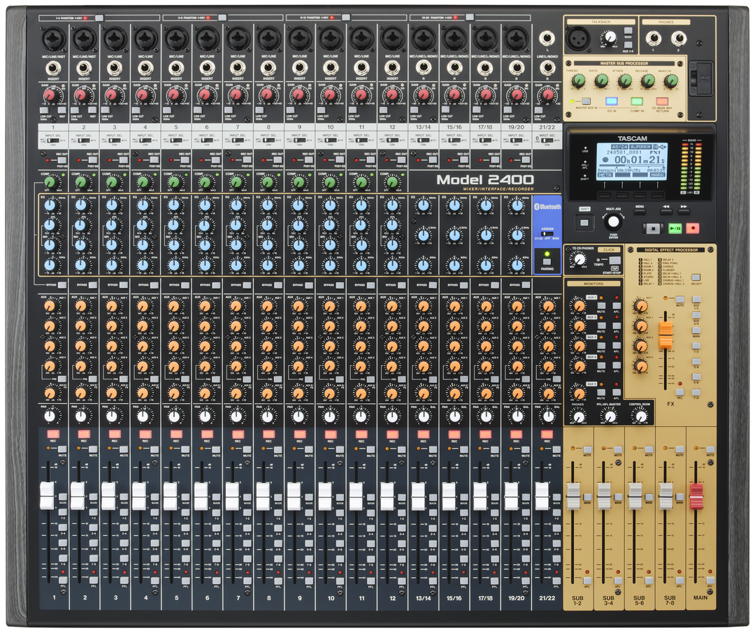 TASCAM MODEL 2400 MULTITRACK RECORDING/LIVE MIXER
