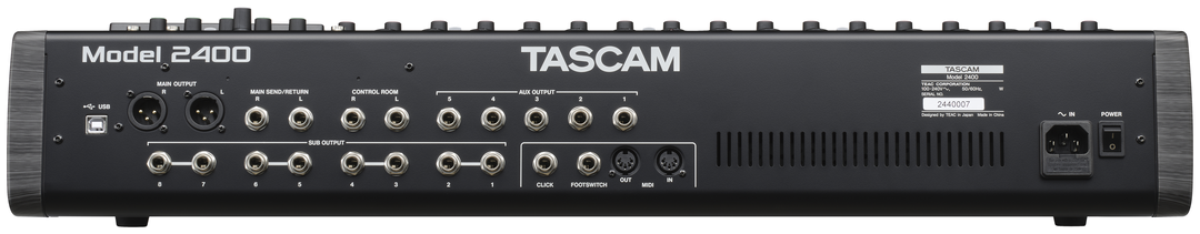 TASCAM MODEL 2400 MULTITRACK RECORDING/LIVE MIXER