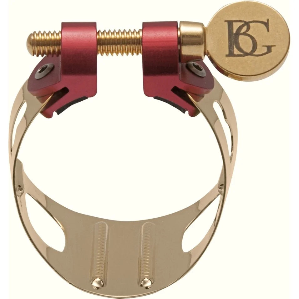 BG Ligature & Cap Soprano Sax, Duo, Metal Gold Lacquered