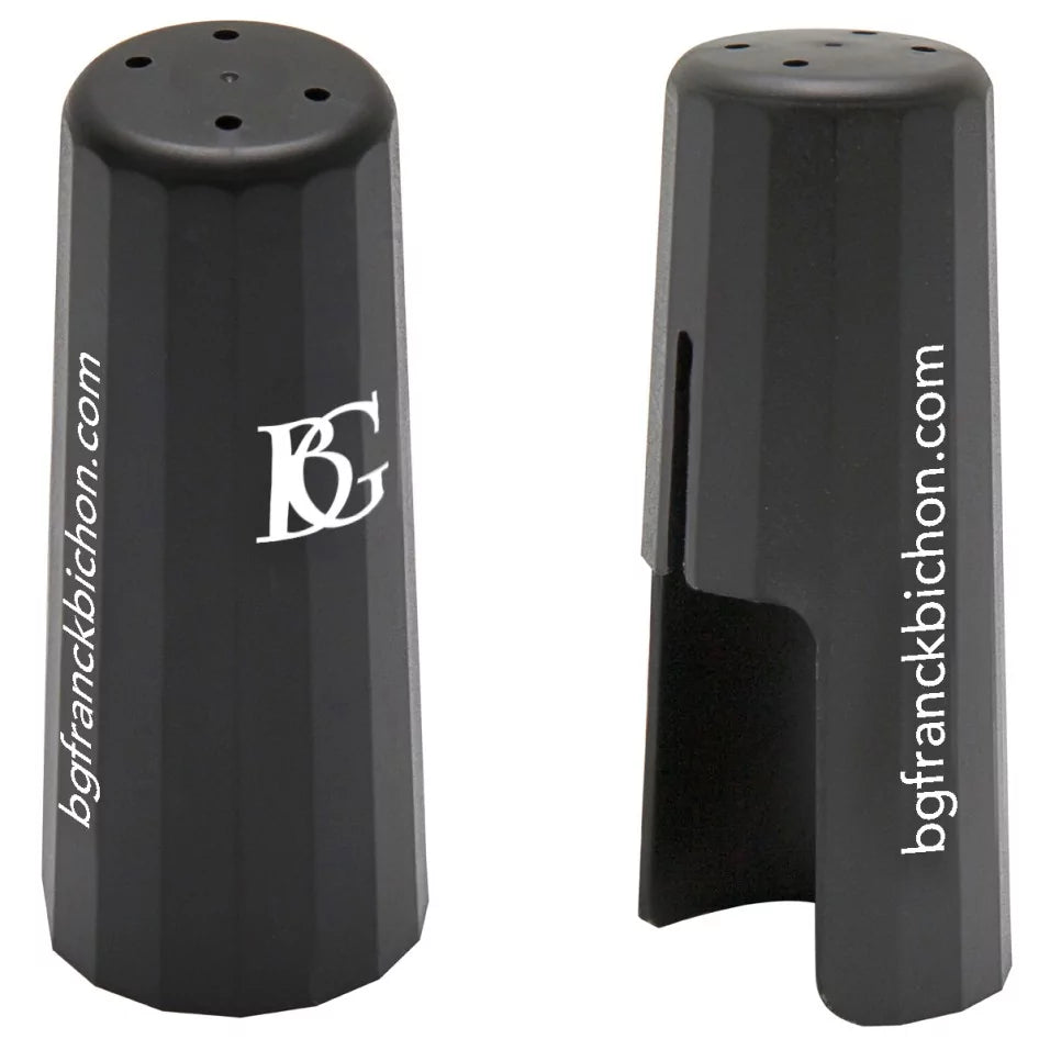 BG Ligature & Cap Soprano Sax, Duo, Metal Black Lacquered