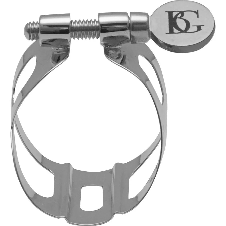 BG Ligature & Cap Alto Sax, Tradition, Silver Plated