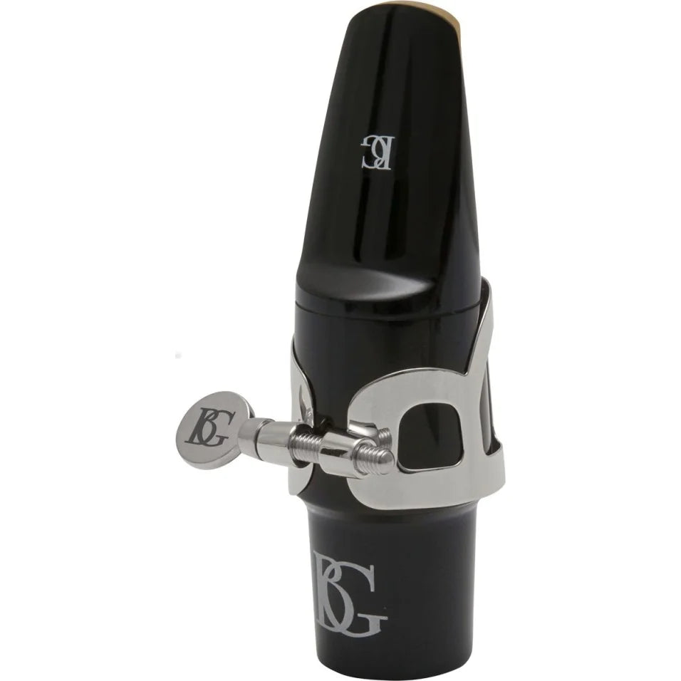 BG Ligature & Cap Baritone Sax, Tradition, Silver Plated