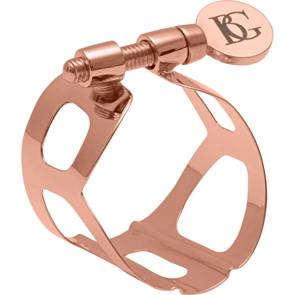 BG Ligature & Cap Soprano Sax, Tradition, Rose Gold