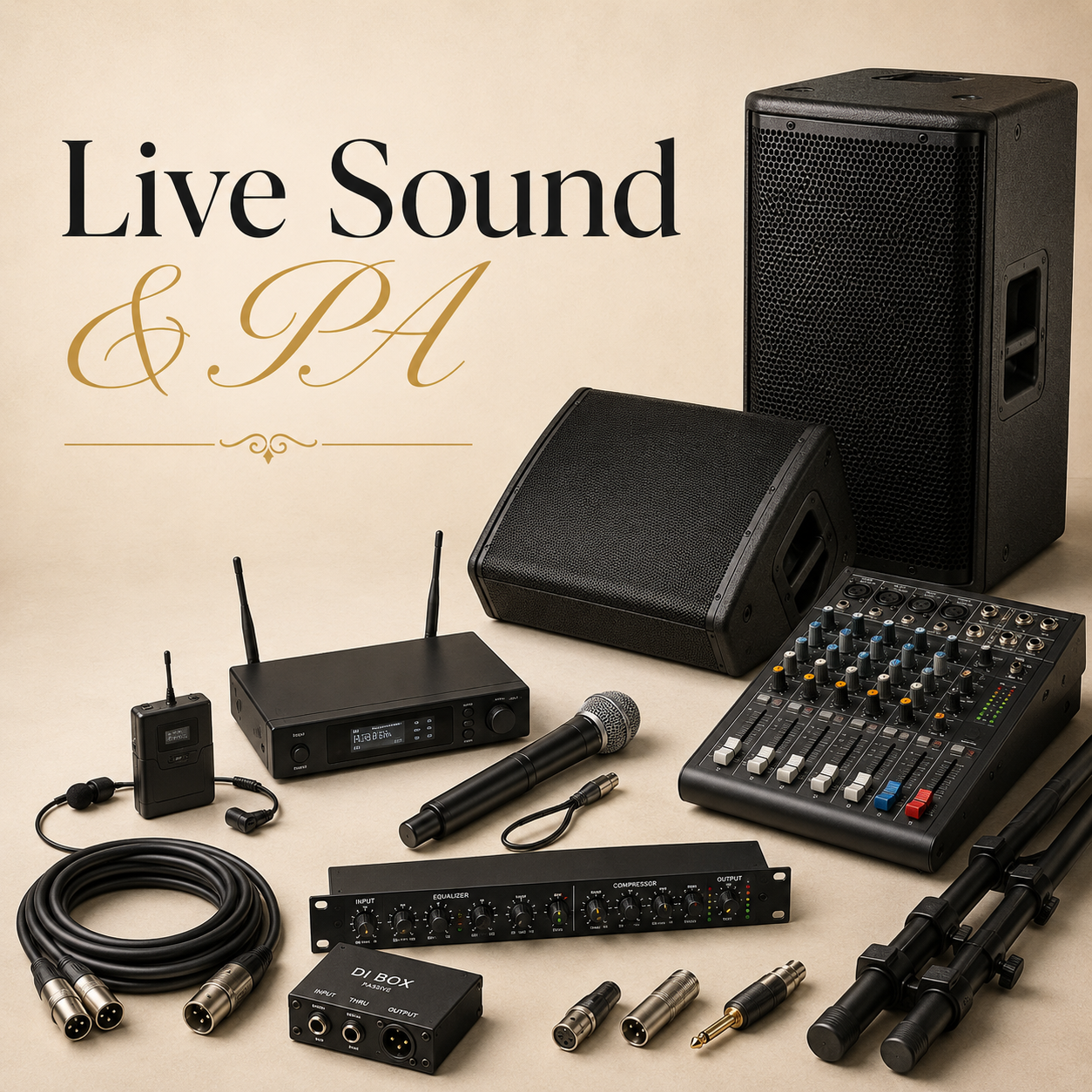 LIVE SOUND & PA