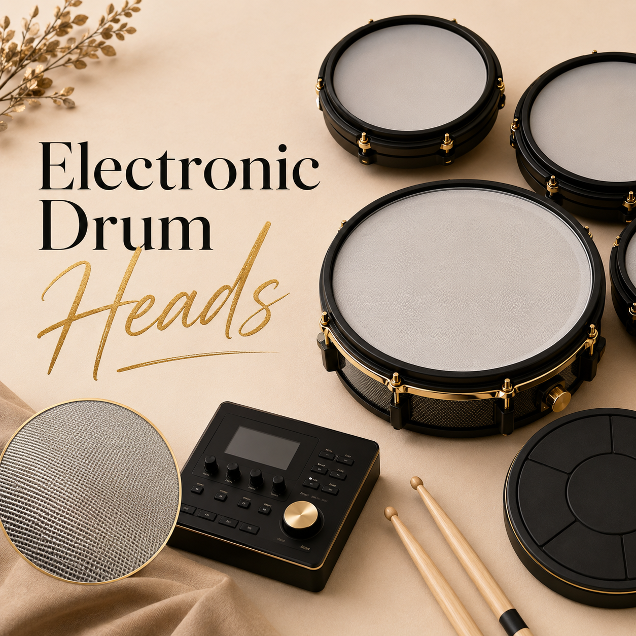 ELECTRONIC DRUM HEADS