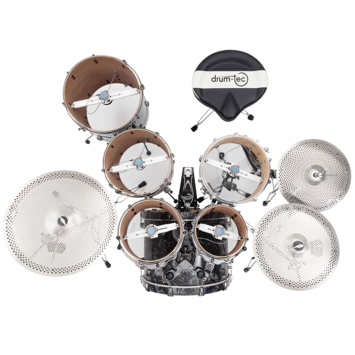 drum-tec groovebar long for 13" - 16" Toms