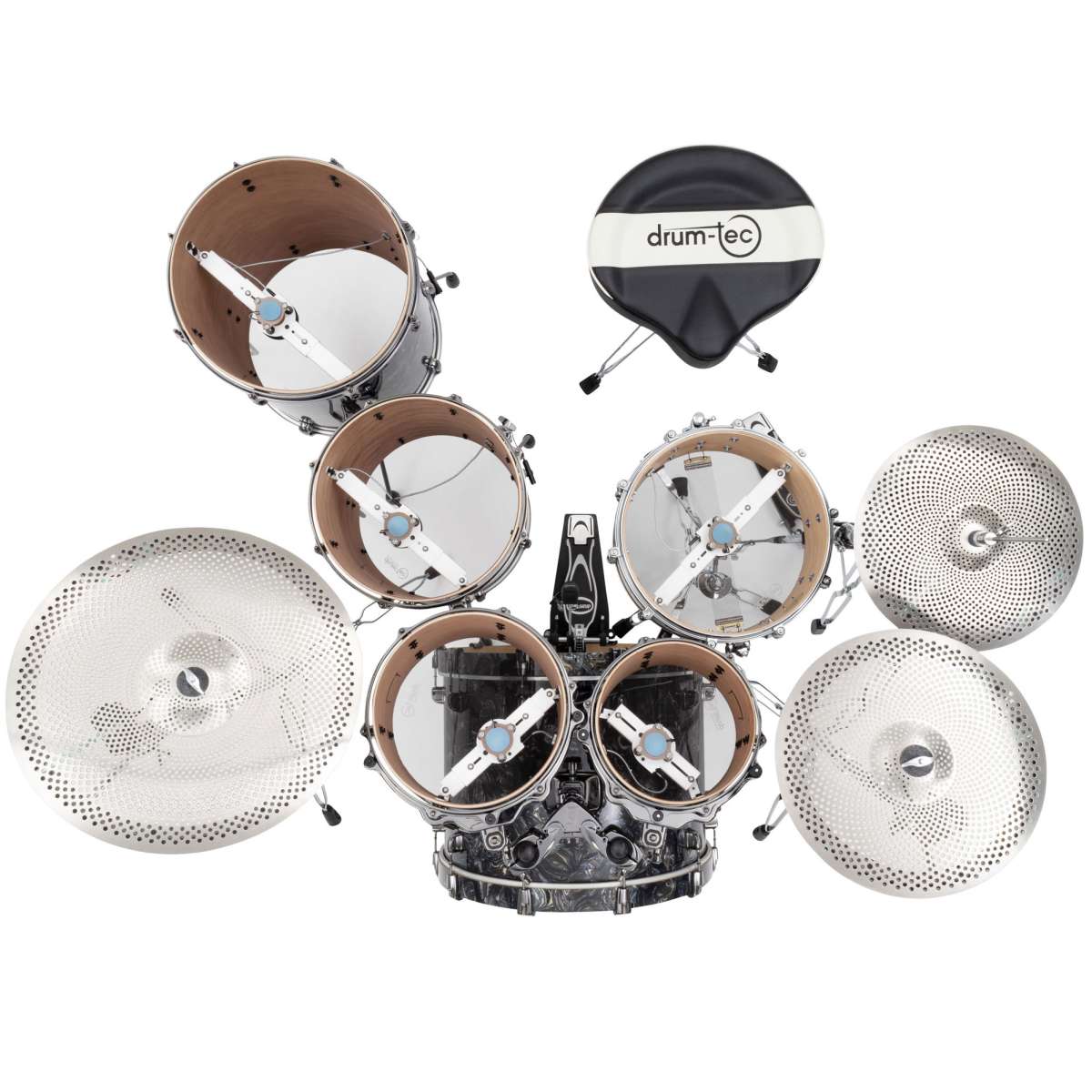 drum-tec groovebar long for 13" - 16" Toms