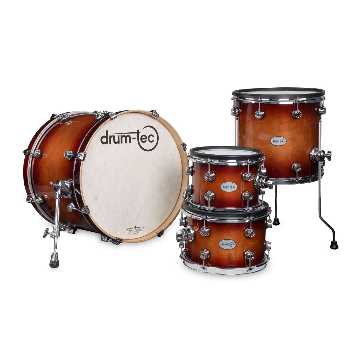 drum-tec pro 3 Shell Set Studio with 20" BD & 14" FT