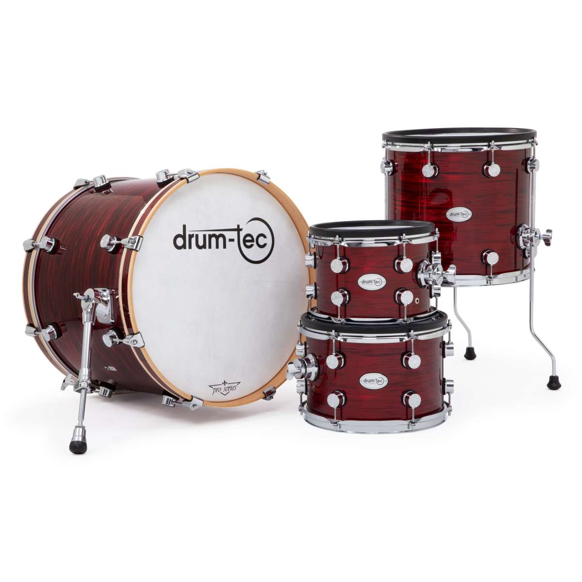 drum-tec pro 3 Shell Set Studio with 20" BD & 14" FT