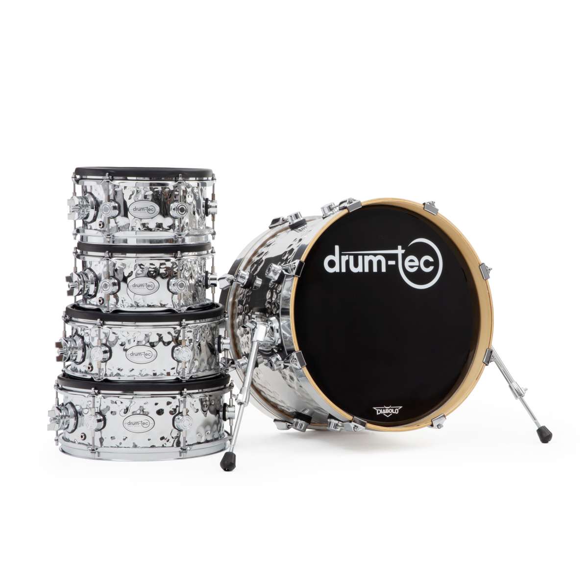 drum-tec diabolo 3 Shellset Studio (hand hammered)
