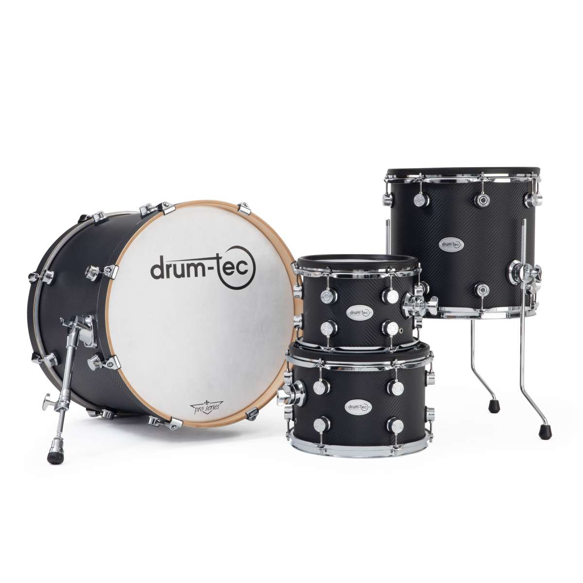 drum-tec pro 3 Shell Set Studio with 20" BD & 14" FT