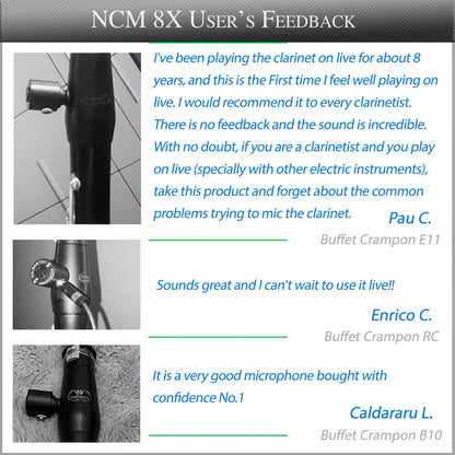 Clarinet Microphone Nalbantov NCM 8X – Handmade Pickup System with natural sound