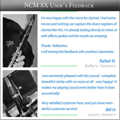 Clarinet Microphone Nalbantov NCM 8X SC set