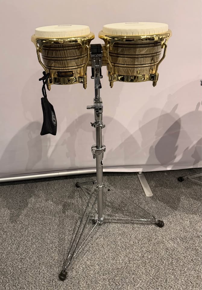LP Giovanni 7-1/4" & 8-5/8" Bongos & Stand