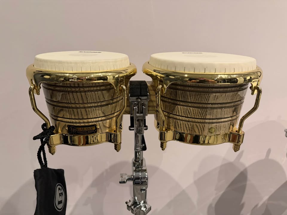 LP Giovanni 7-1/4" & 8-5/8" Bongos & Stand