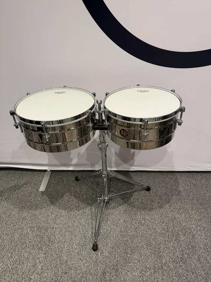 LP Tito Puente 12′′ & 13′′ Timbales & LP Timbale Stand