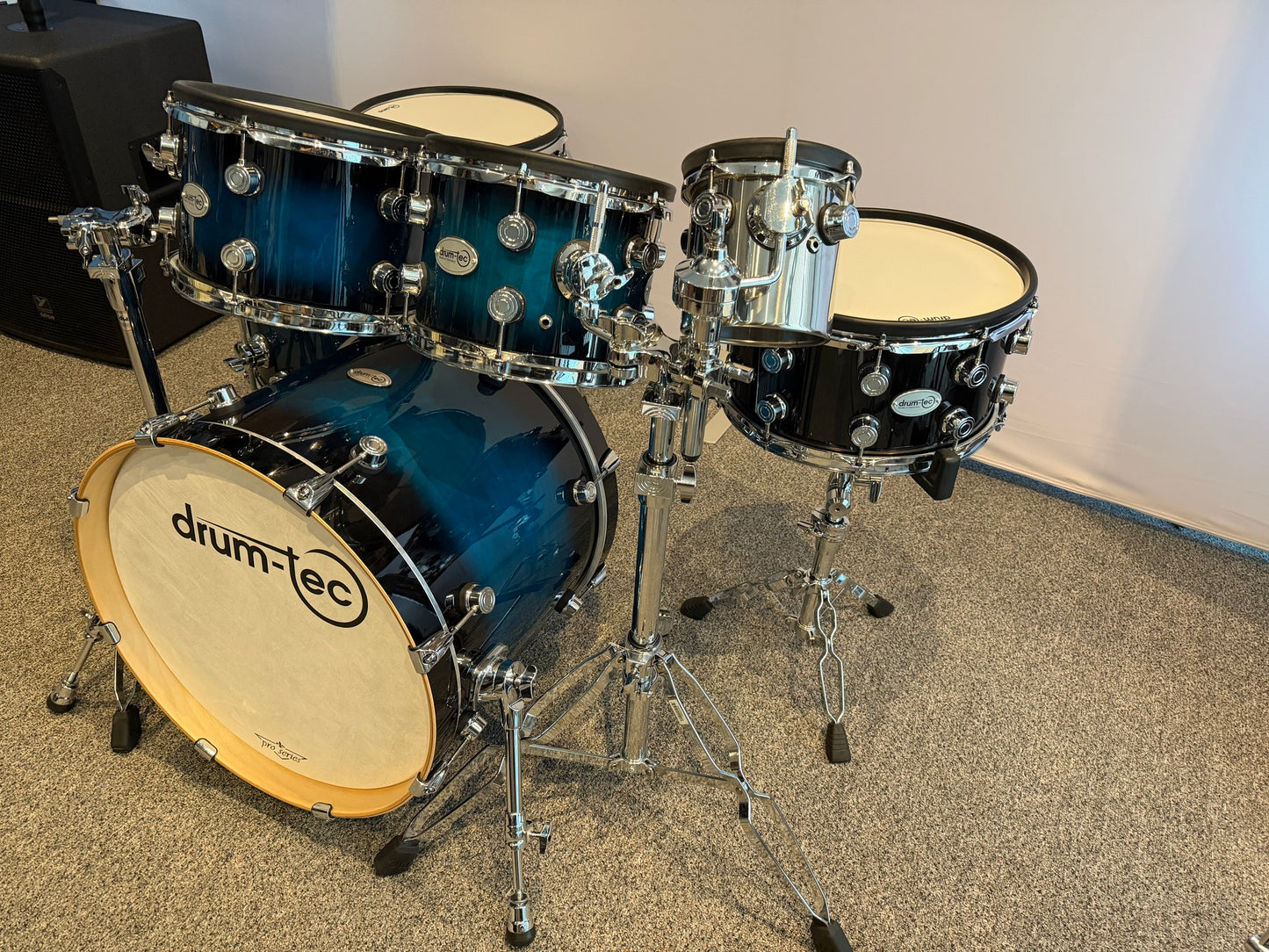 7 Piece Drum-Tec Pro 3 “Studio” Shell Set  Electronic Drums