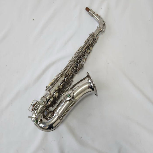 Conn USED 1924 Conn New Wonder Series 1 Nickel Plate Alto Saxophone