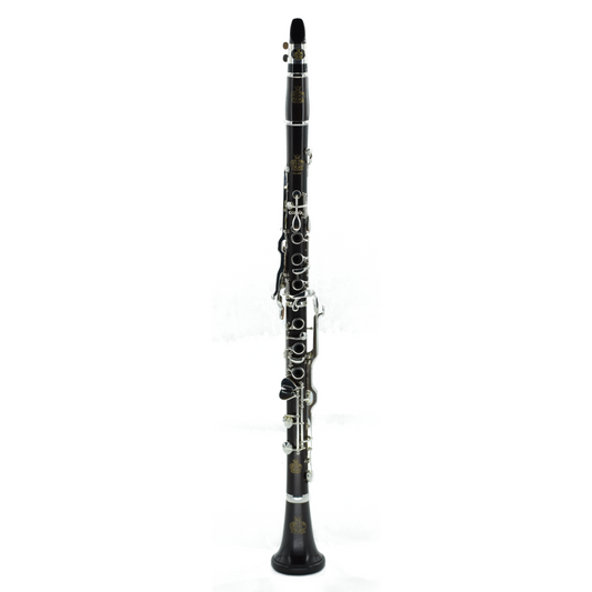 Clarinet on a white background