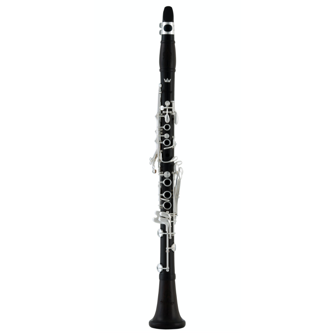 Clarinet on a white background