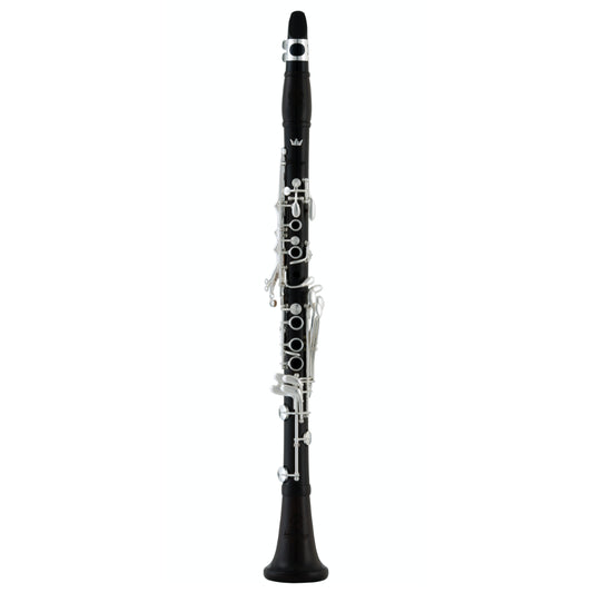 Clarinet on a white background