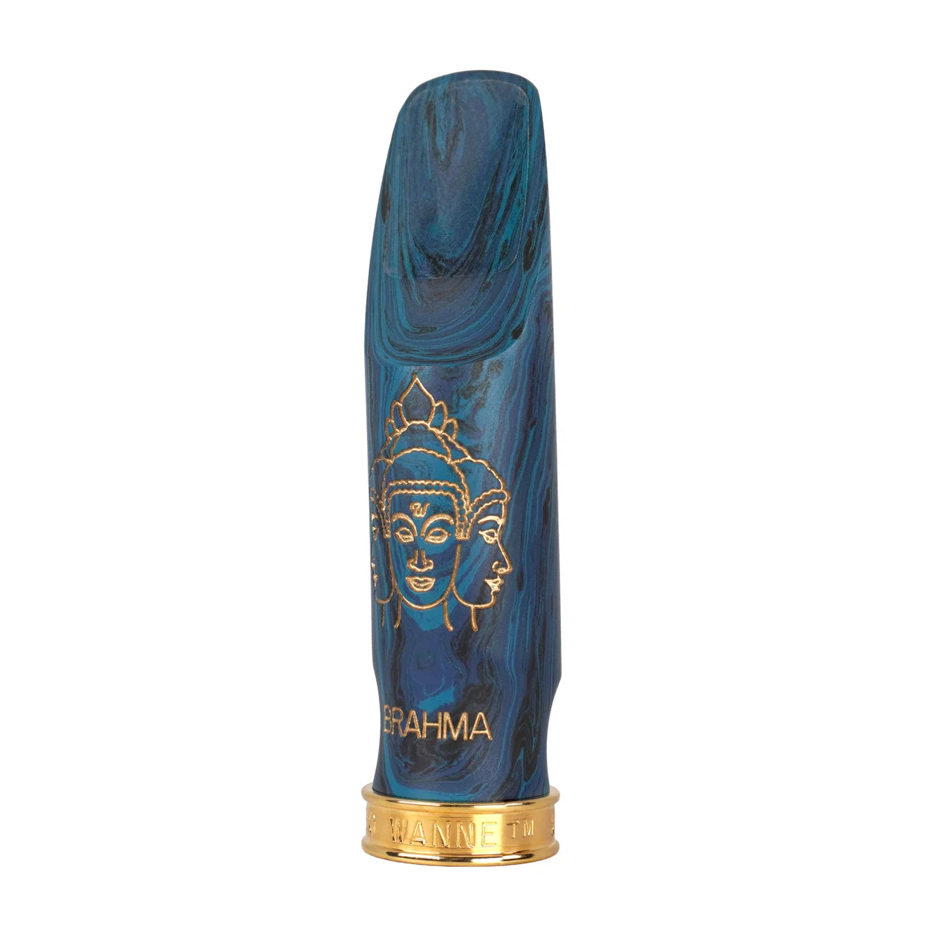 BRAHMA Alto - Limited Edition Blue Marbled Hard Rubber Mouthpiece