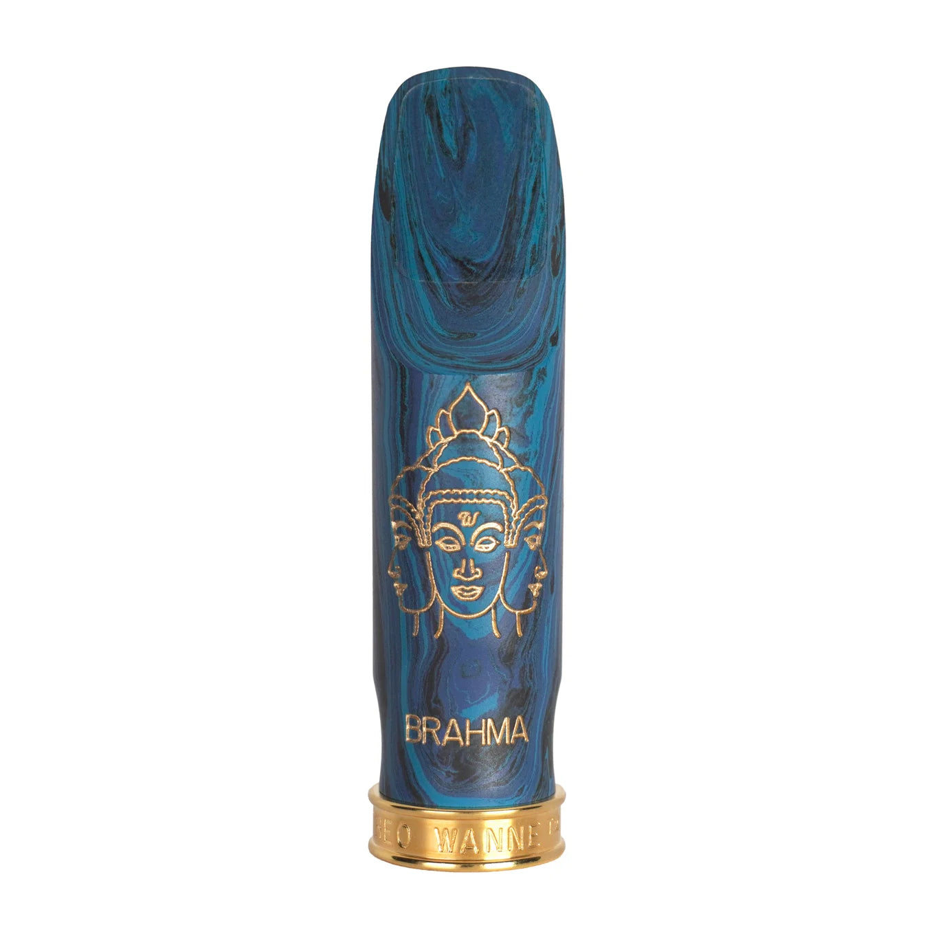 BRAHMA Alto - Limited Edition Blue Marbled Hard Rubber Mouthpiece