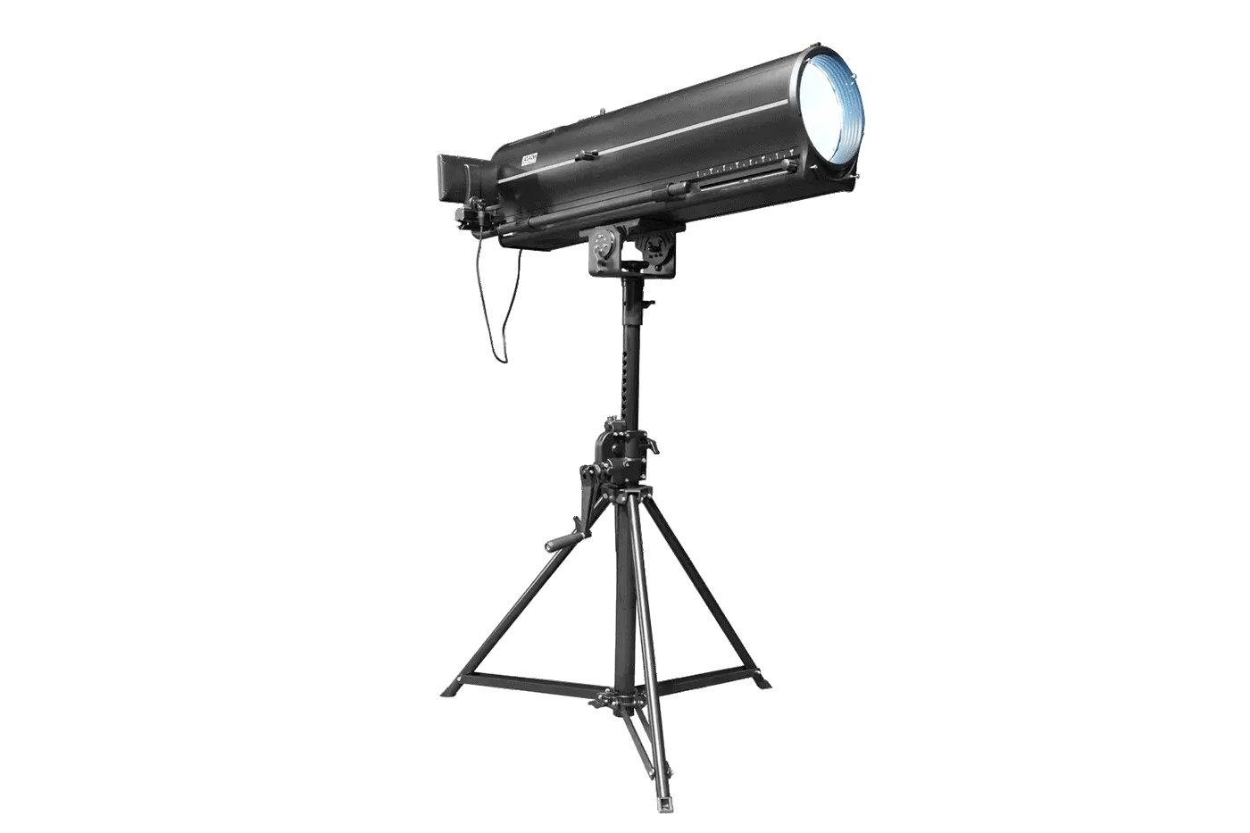 FOLLOW1K - 1000W LED Followspot with Stand and Road Case
