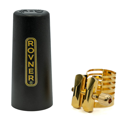 Rovner Ligature & Cap Set - PLATINUM GOLD - Alto Sax - 1RL