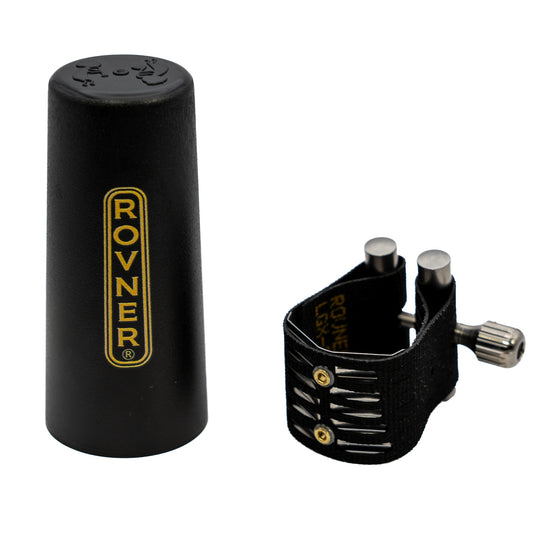 Rovner Ligature & Cap Set - LGX - Alto Sax Metal Mouthpiece or Tenor & Bari Extra-Slim Metal Mouthpiece