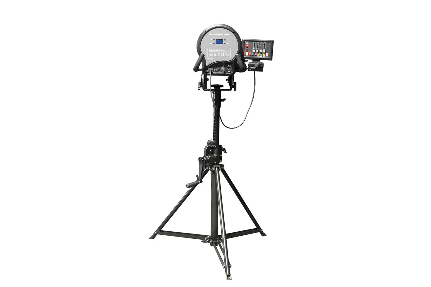 FOLLOW1K - 1000W LED Followspot with Stand and Road Case