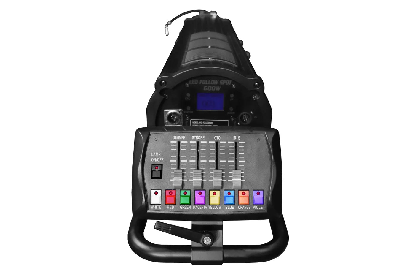 FOLLOW600 - 600W LED Followspot with Stand and Road Case