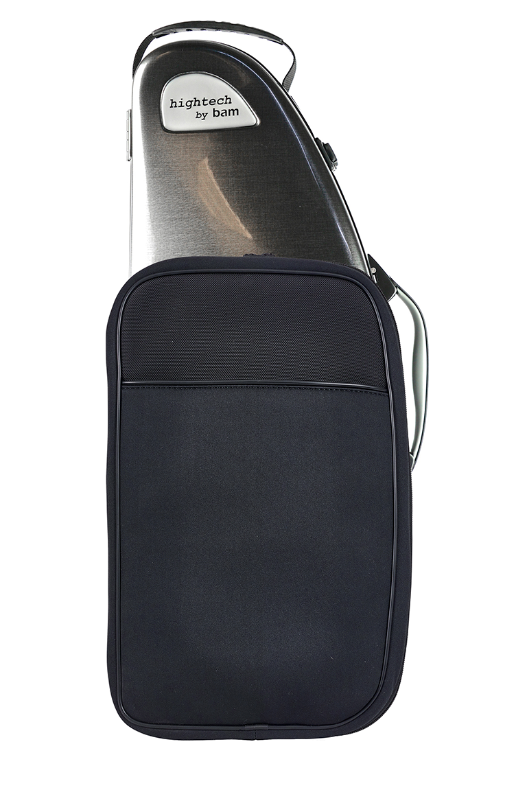 BAM HIGHTECH Alto Sax Case with Pocket - Tweed