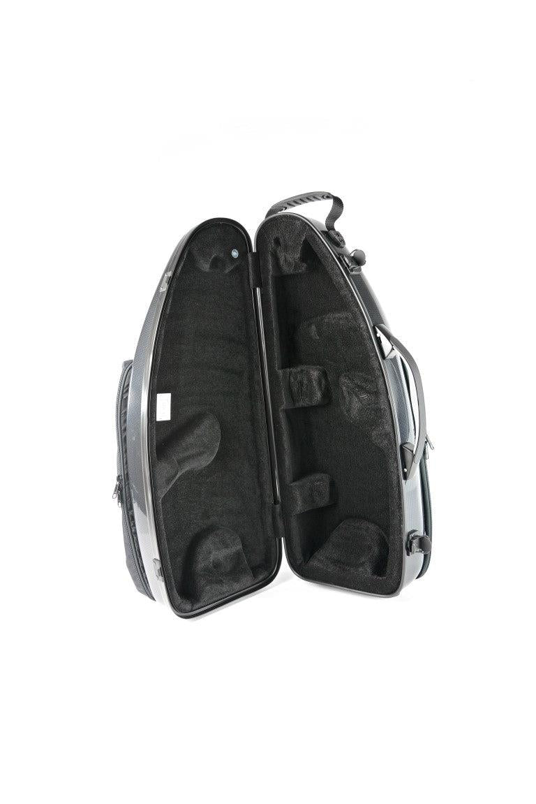 BAM HIGHTECH Alto Sax Case with Pocket - Black Carbon
