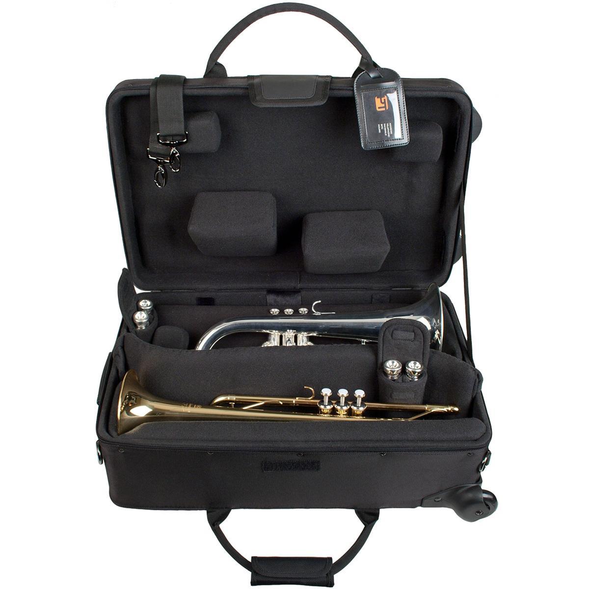 PROTEC iPAC Triple Trumpet Case with Wheels - Black