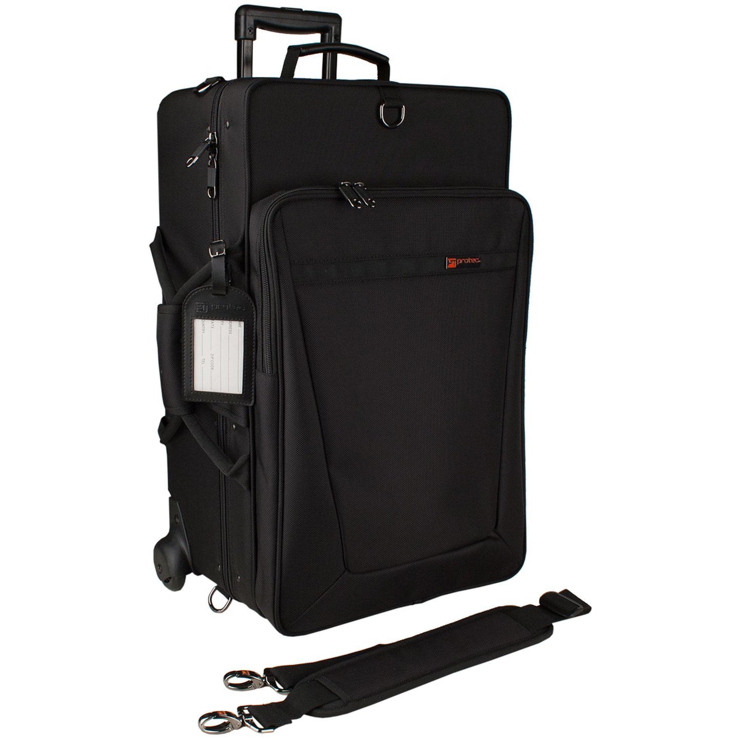 PROTEC iPAC Triple Trumpet Case with Wheels - Black