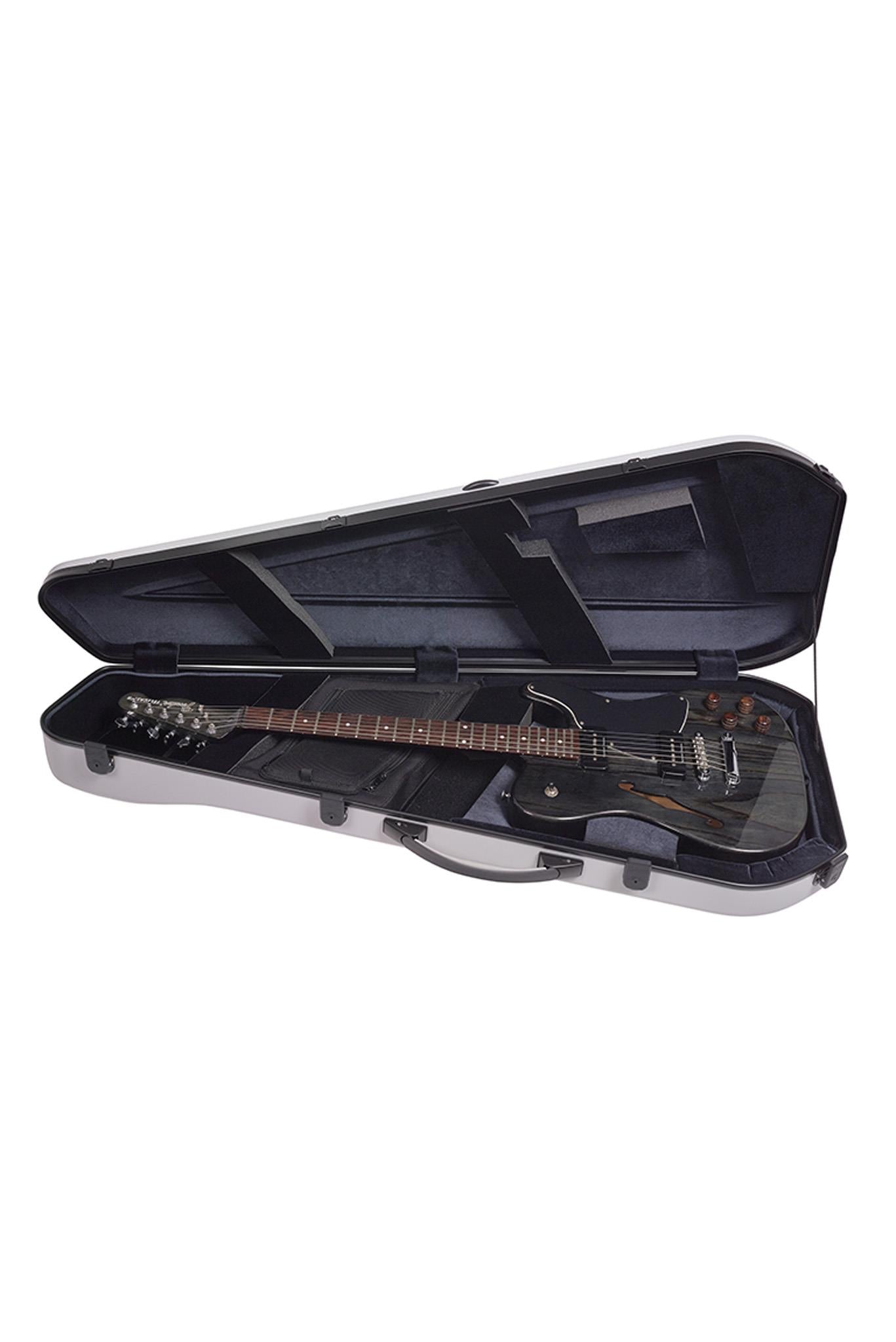 BAM CREW Adjustable Electric Guitar Case - Light Grey