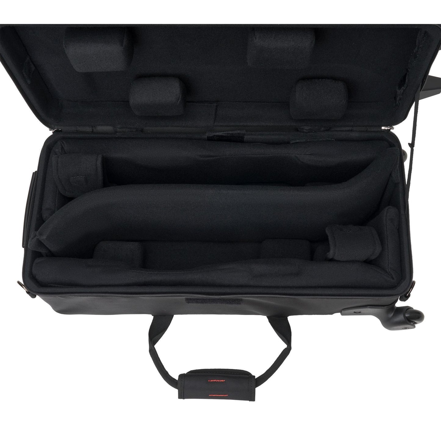 PROTEC iPAC Double Trumpet Case with Wheels - Black