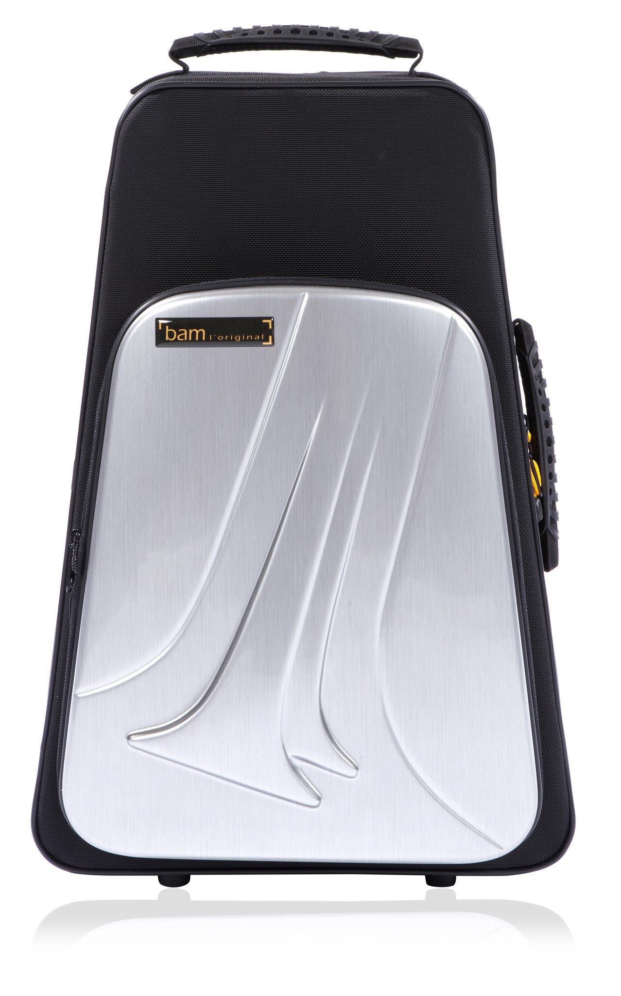 BAM NEW TREKKING Two Trumpets Case - Brushed Aluminium