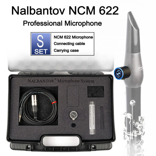 Clarinet Microphone Nalbantov NCM 622 S set – Pickup System, Cable, Mounting Kit