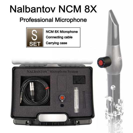 Clarinet Microphone Nalbantov NCM 8X S set – Pickup System, Cable, Mounting Kit