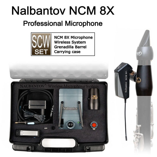 Clarinet Microphone Nalbantov NCM 8X Wireless set