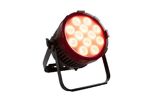 PARF12X20H-IP - IP65 Parcan with 12 x 20 RGBWAU LEDs with Electronic Frost