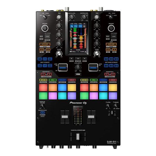 PIONEER DJ DJM-S11 PROFESSIONAL SCRATCH STYLE 2-CHANNEL DJ MIXER
