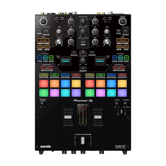 Pioneer DJ DJM-S7 Scratch-Style 2-Channel DJ Mixer